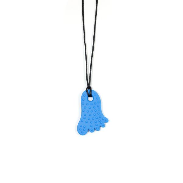 Bulle bijouterie collier à mordiller pour enfants Accessoires Bulle bijouterie Pied bleu