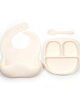 Bulle ensemble 3 morceaux pour petit glouton Alimentation Bulle bijouterie Ivoire