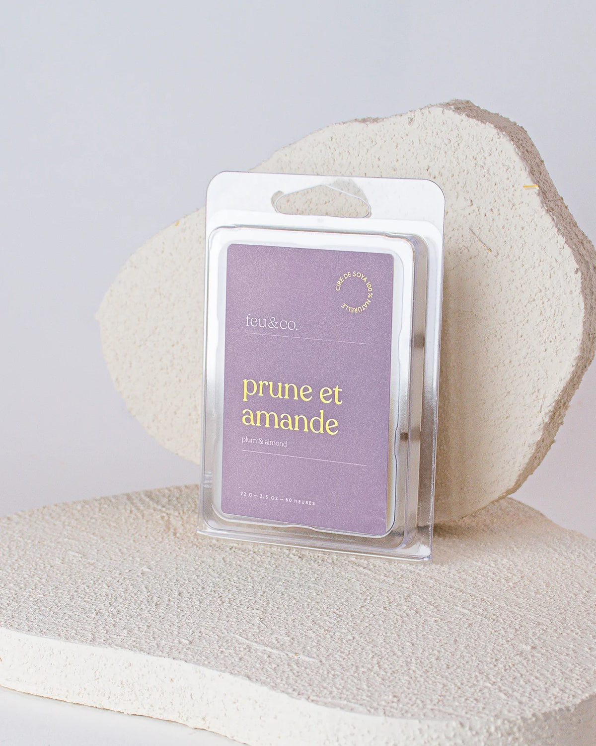 Feu&amp;Co Pastilles de cire de soya pour diffuseur Maison Feu&amp;Co Prune et amande