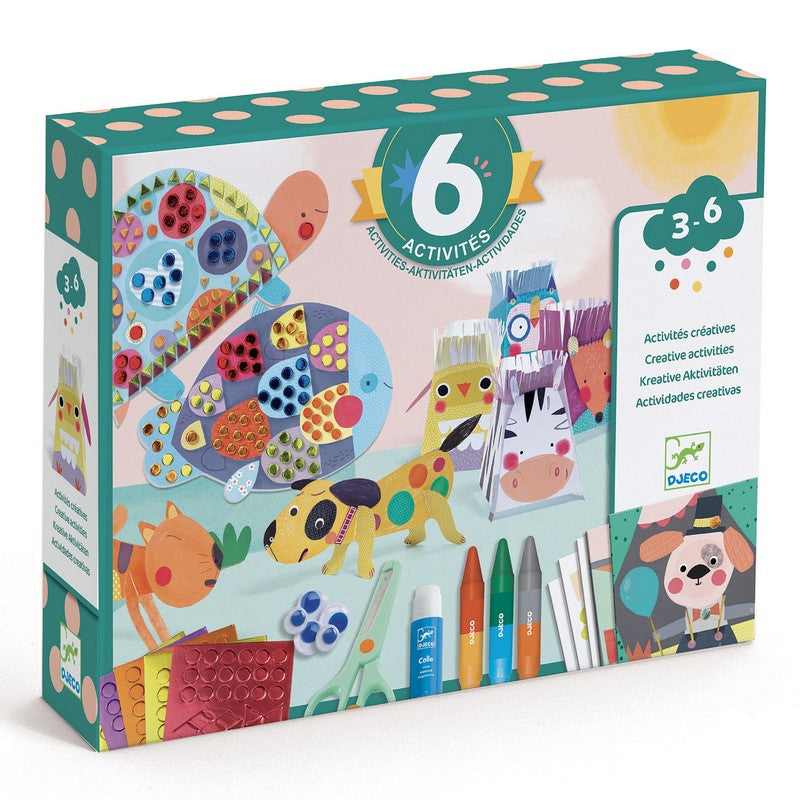 Djeco Coffret multi-activités Les animaux et leur maison Jouets Djeco   