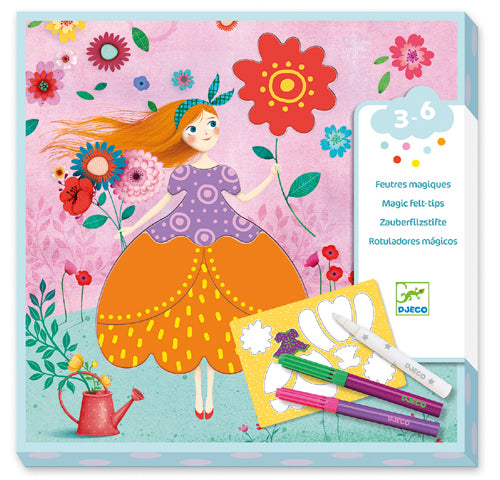 Djeco Feutres magiques les jolies robes de Marie Jouets Djeco   