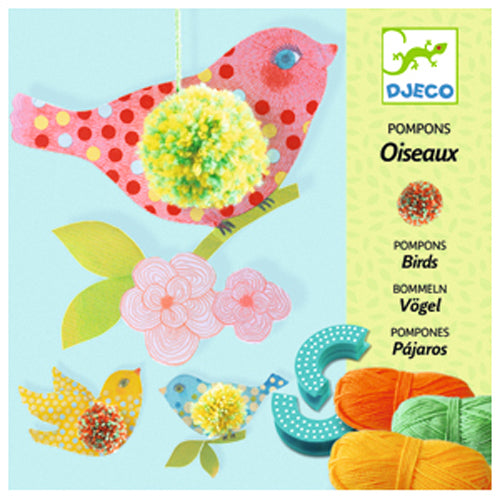 Djeco Laine pompons et oiseaux Jouets Djeco   