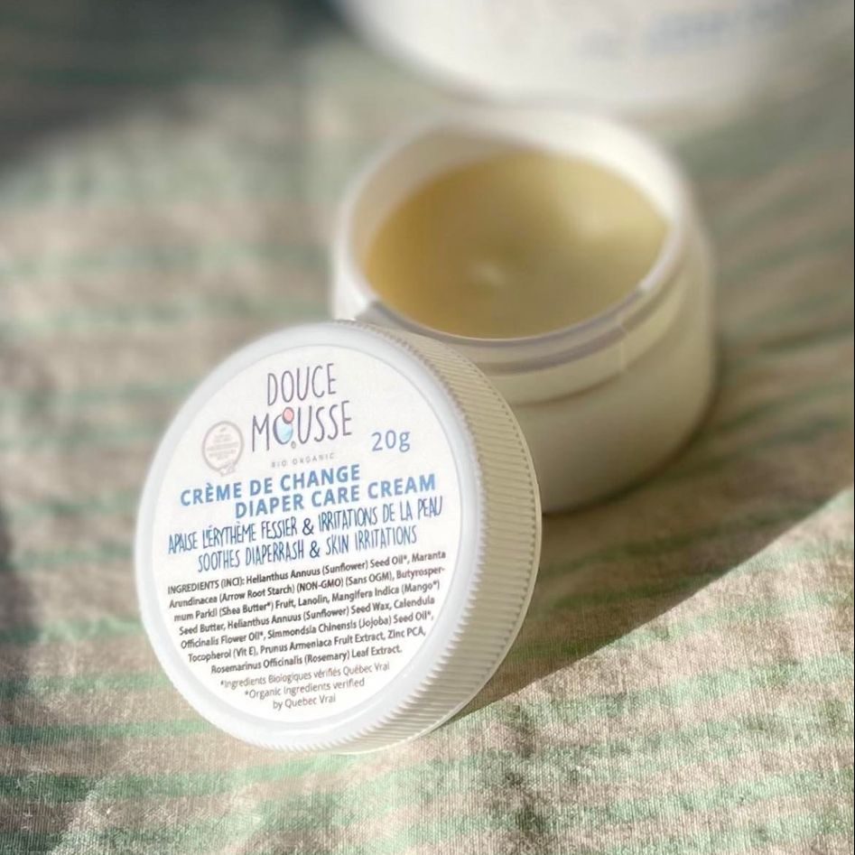 Douce Mousse Crème de change Soins corporels La Coursière Bio 18g  