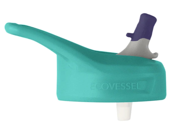 Ecovessel couvercle de remplacement gourde et tasse à café Alimentation Ecovessel Couvercle pour gourde  Turquoise  