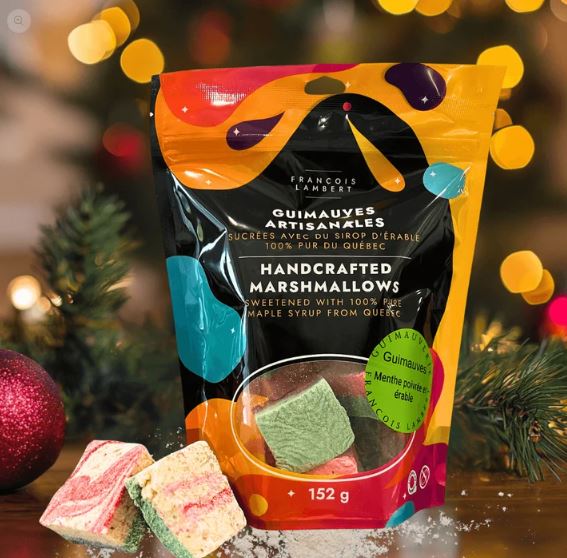 François Lambert Guimauves artisanales à la canne de Noël Gourmandise François Lambert