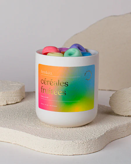 Feu&Co Chandelle de soya Maison Feu&Co Céréales fruitées