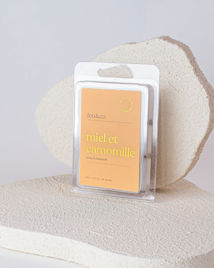 Feu&Co Pastilles de cire de soya pour diffuseur Maison Feu&Co Miel & camomille