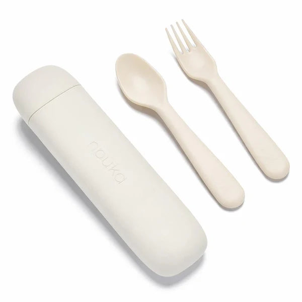 Noüka Ustensiles avec Étui de Transport en Silicone Contenants et ustensiles Noüka