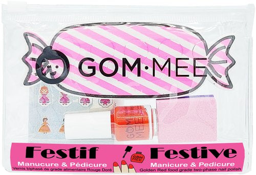 GOM MEE Trousse Manucure & Pédicure Rouge festif  Gom-Mee   