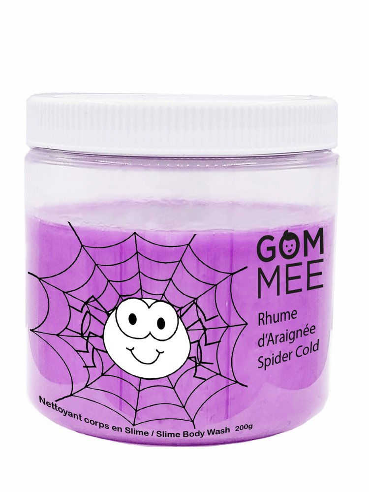 GOM-MEE Slime moussante nettoyante - Édition Halloween Soins corporels Gom-Mee Rhume d&#39;araignée  