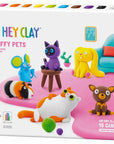 Hey Clay Argile séchant à l'air Jouets Hey clay Les animaux fuffy  