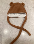 Bébé Ô Chaud Tuque oreille d'ours en sherpa Vêtements Bébé Ô Chaud Caramel 0-3 mois