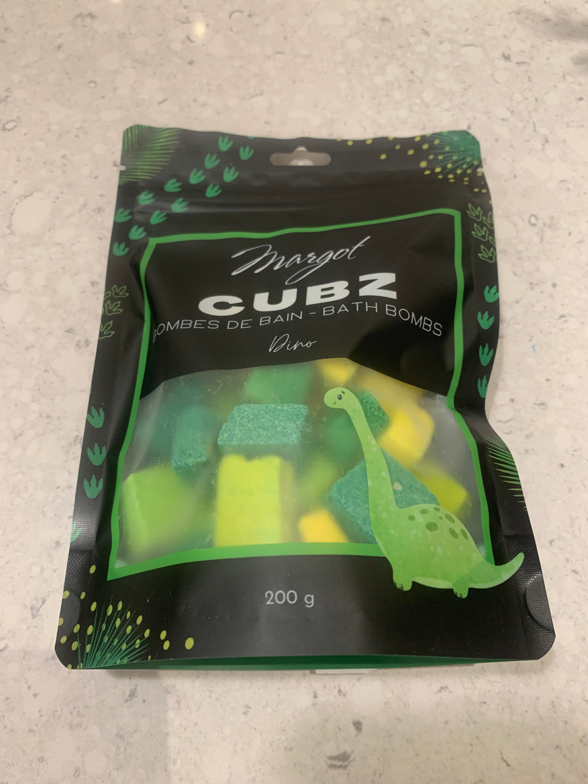 Margot Cubz effervescents pour le bain Soins corporels Margot Dinosaure