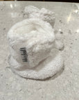 Bébé Ô Chaud Pantoufles 3-6 mois Vêtements Bébé Ô Chaud Sherpa blanc