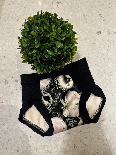 Joka Bébé Culotte de propreté de nuit Couches lavables Joka Bébé Petit Lunes et baleines