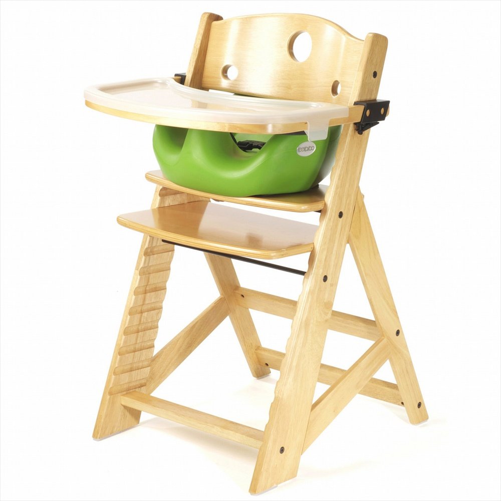 Keekaroo Chaise haute tout-en-un Alimentation Keekaroo Naturel Lime 