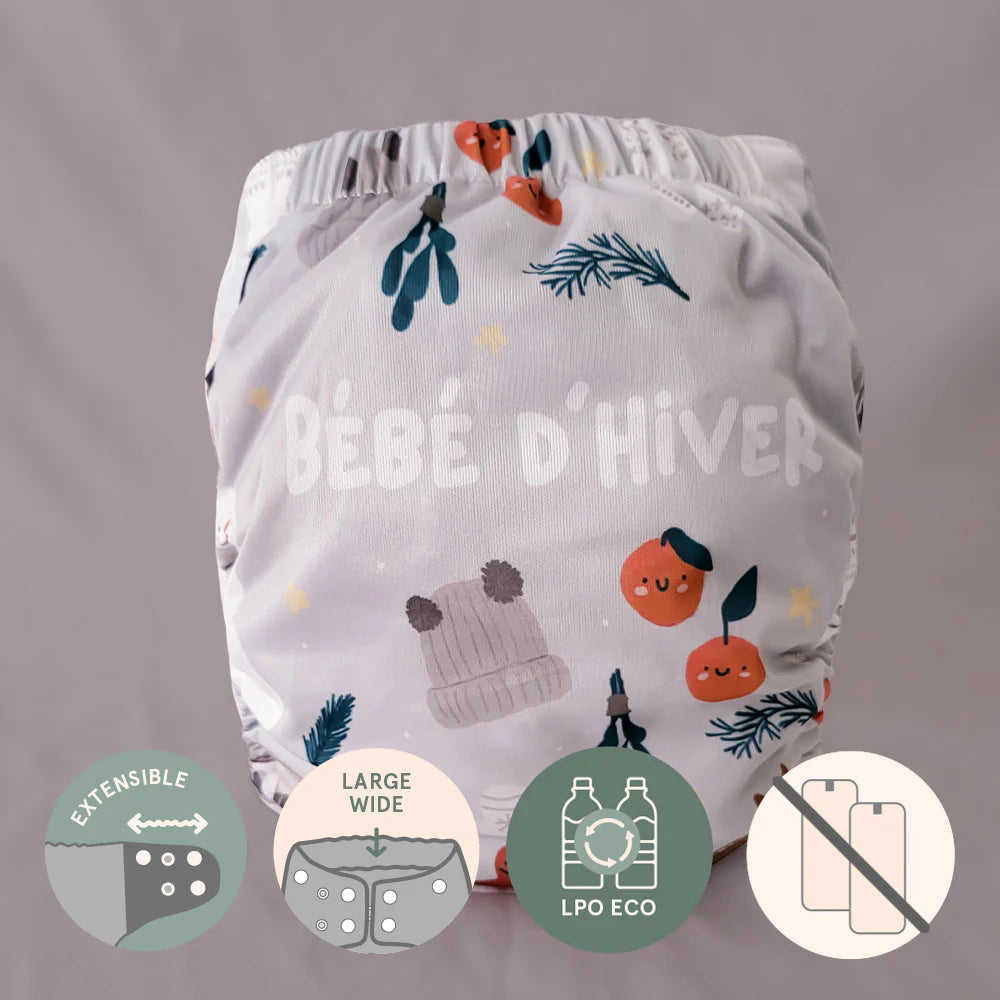 La Petite Ourse Évolution Couche lavable à poche ( sans insert ) Couches lavables La Petite Ourse Hiver
