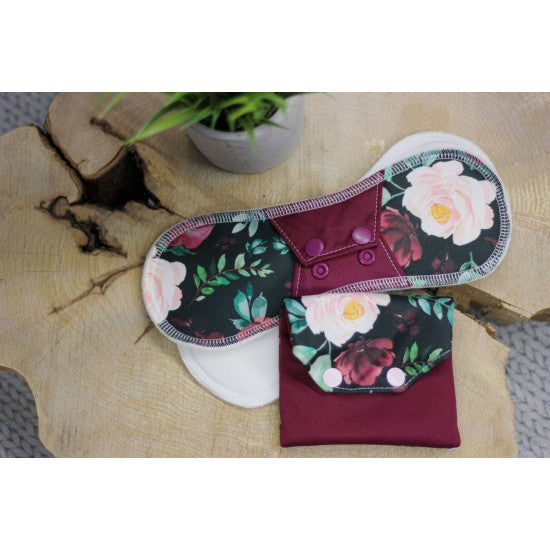 Lya Serviette hygiènique Légère Accessoires Lya Fleur mauve