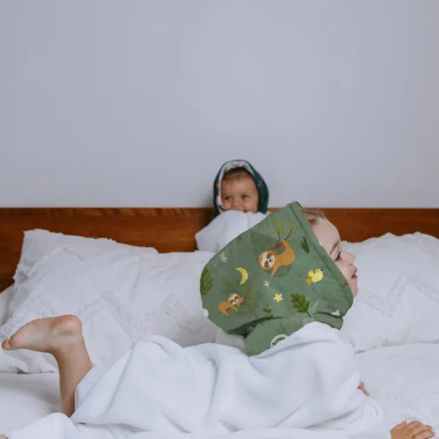 Naélie Poncho de bain Bain Naélie - Doux comme une maman Paresseux