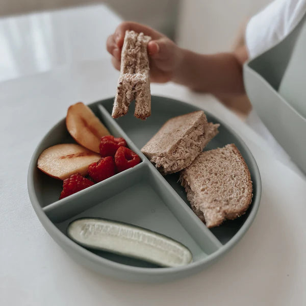 Noüka Assiette divisée en silicone Alimentation Noüka