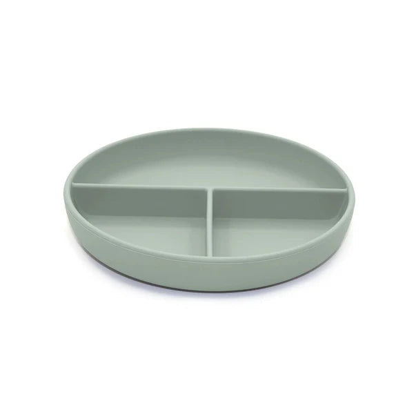 Noüka Assiette divisée en silicone Alimentation Noüka Leaf