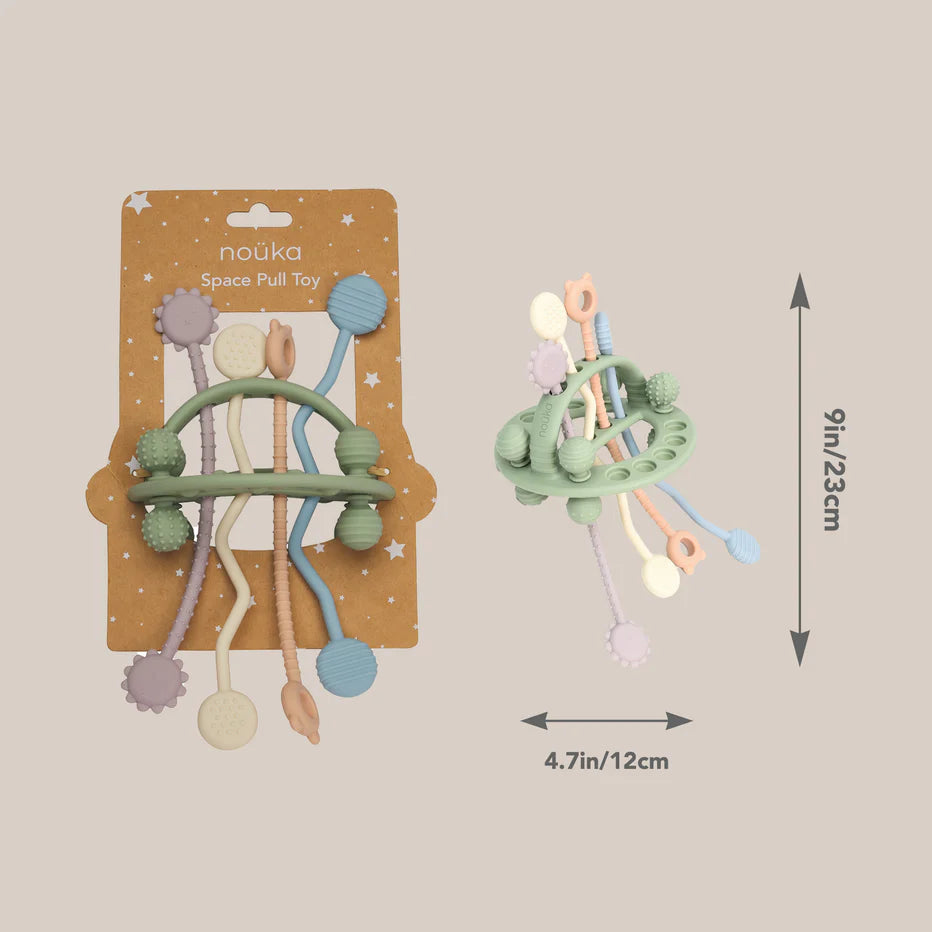Noüka Jouet sensoriel en silicone à tirer Jouets Noüka
