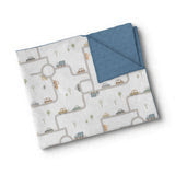 OleOops Couverture de minky pour bébé 30x40 Dodo OleOops Sur le chemin