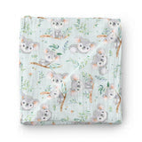 Oleoops Couverture mousseline de bambou pour bébé 47x47 Dodo OleOops Cocos koalas