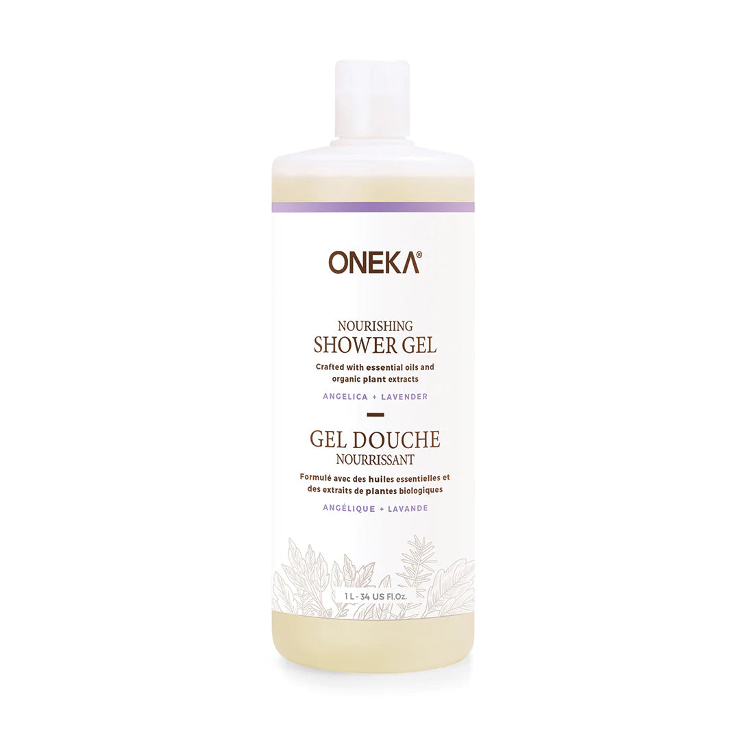 Oneka Gel de douche Soins corporels Oneka 1 litre Lavande 