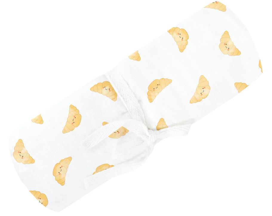 Perlimpinpin Doudou en mousseline de coton Dodo Perlimpinpin Croissants