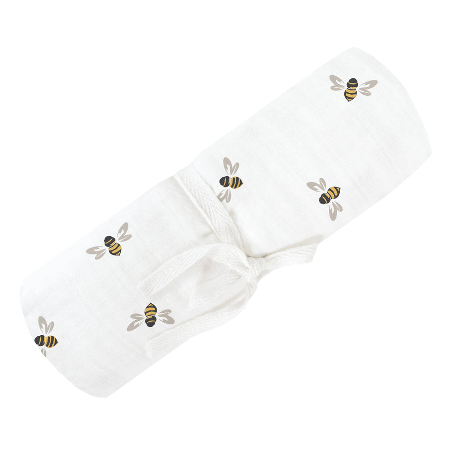 Perlimpinpin Doudou en mousseline de coton Dodo Perlimpinpin Abeilles  