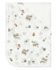Perlimpinpin Serviette à capuchon pour bébé bambou Bain Perlimpinpin Écureuils