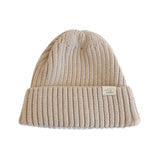 Petit Coulou Tuque pour bébé en tricot Petit Coulou Beige