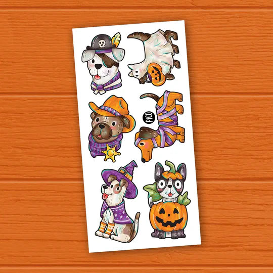 Pico Tatouages temporaires - Édition Halloween Pico Tatouages Temporaires Chiens costumés