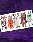 Pico Tatouages temporaires - Édition Halloween  Pico Tatouages Temporaires Animaux costumés  