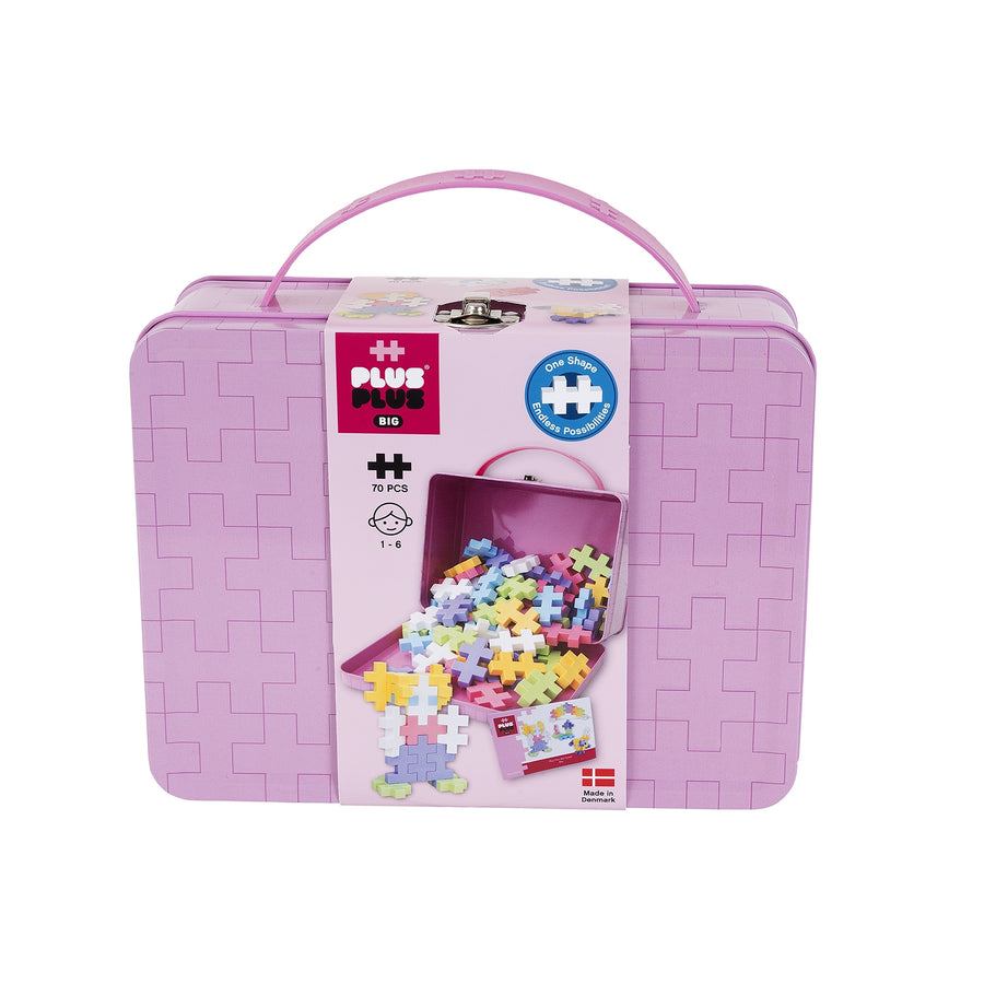 Plus Plus ++ MIDI Valise de métal 70 morceaux Pastel Jouets Plus Plus   