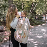 Naélie Poncho pour siège d'auto Accessoires Naélie - Doux comme une maman Forêt Beige  