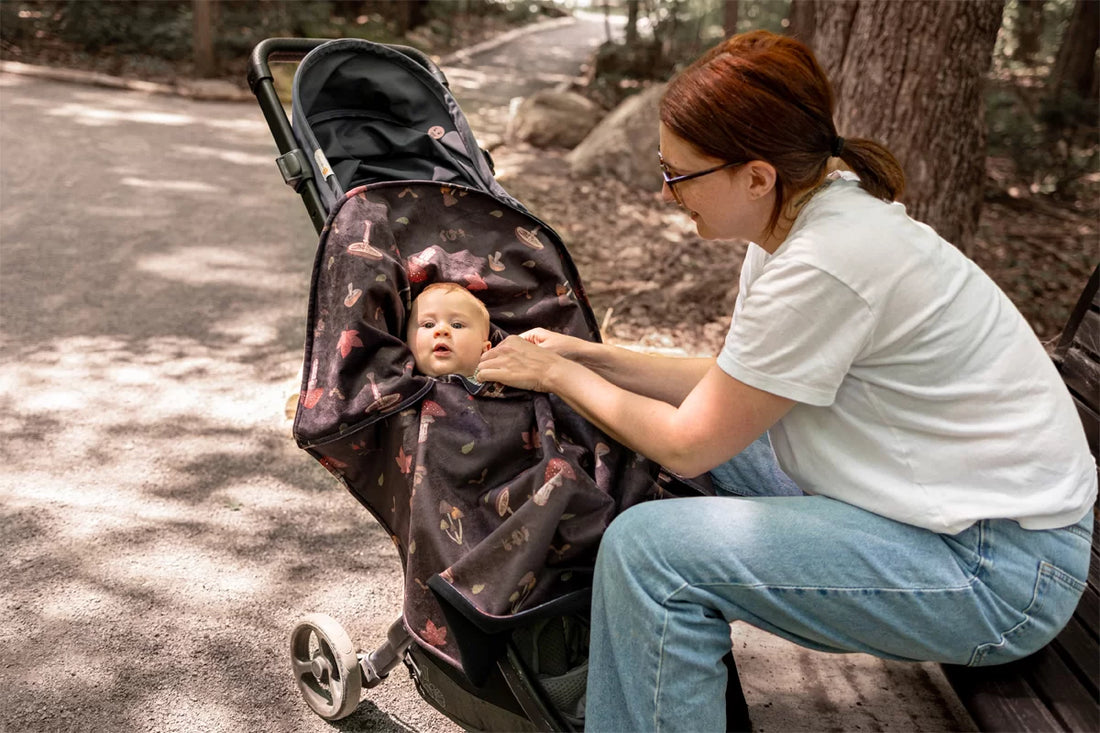 Naélie Poncho pour siège d'auto Accessoires Naélie - Doux comme une maman   