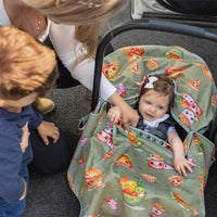 Naélie Poncho pour siège d'auto Accessoires Naélie - Doux comme une maman   