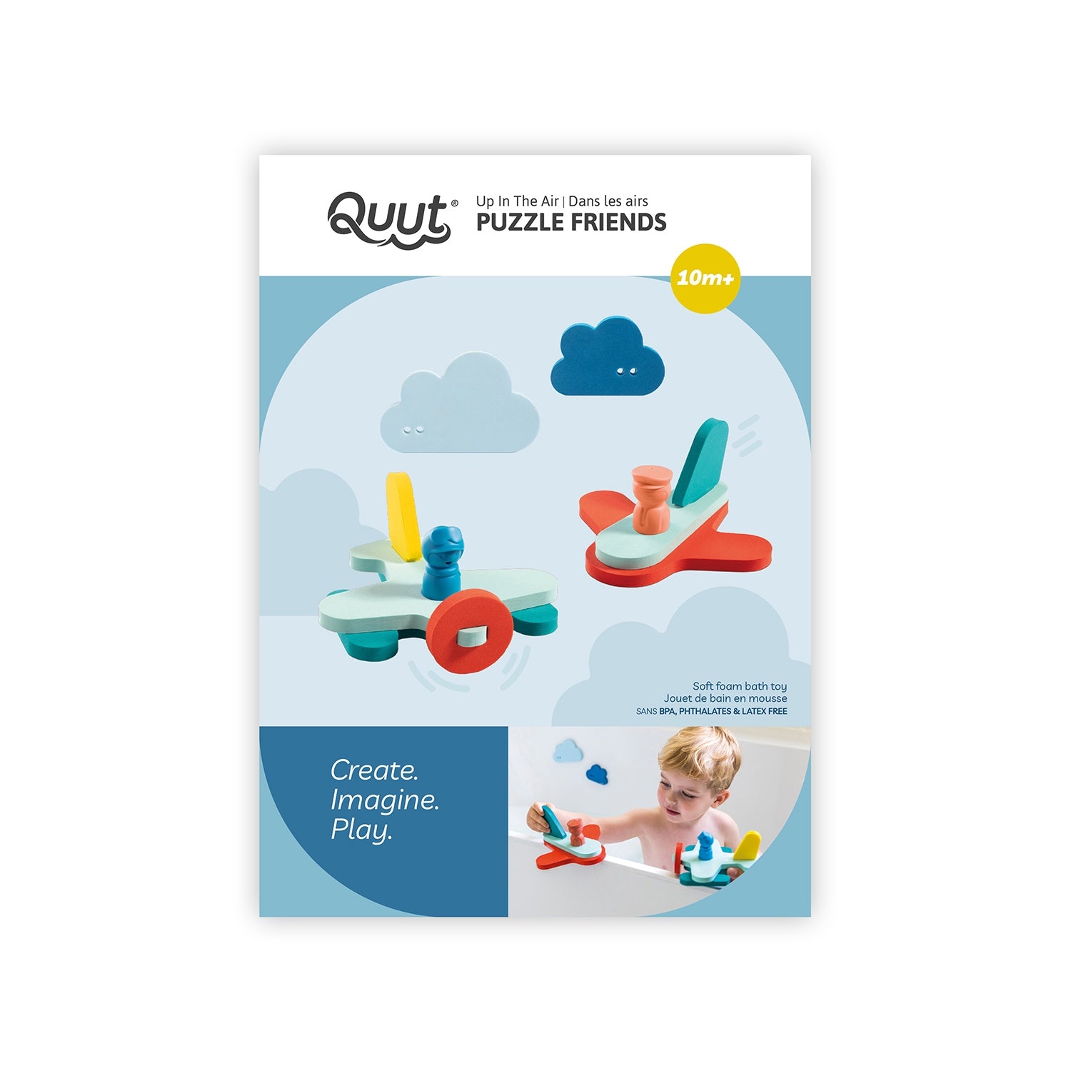 Quut Casse-tête de bain Jouets Quut Dans les airs  