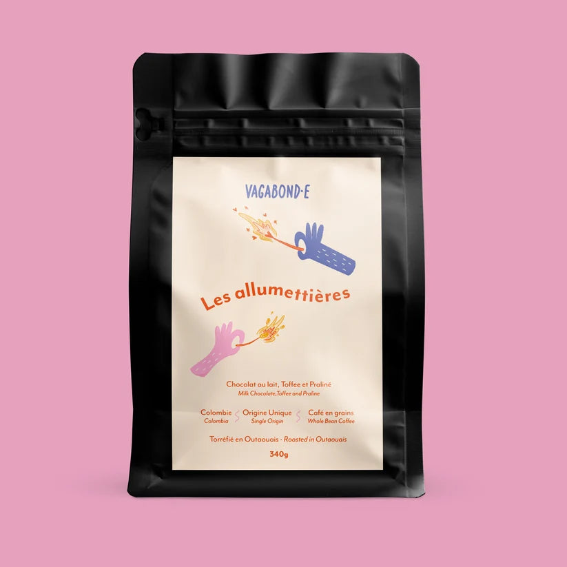Vagabond.e Café en grains Les Allumettières Gourmandise Vagabond.e