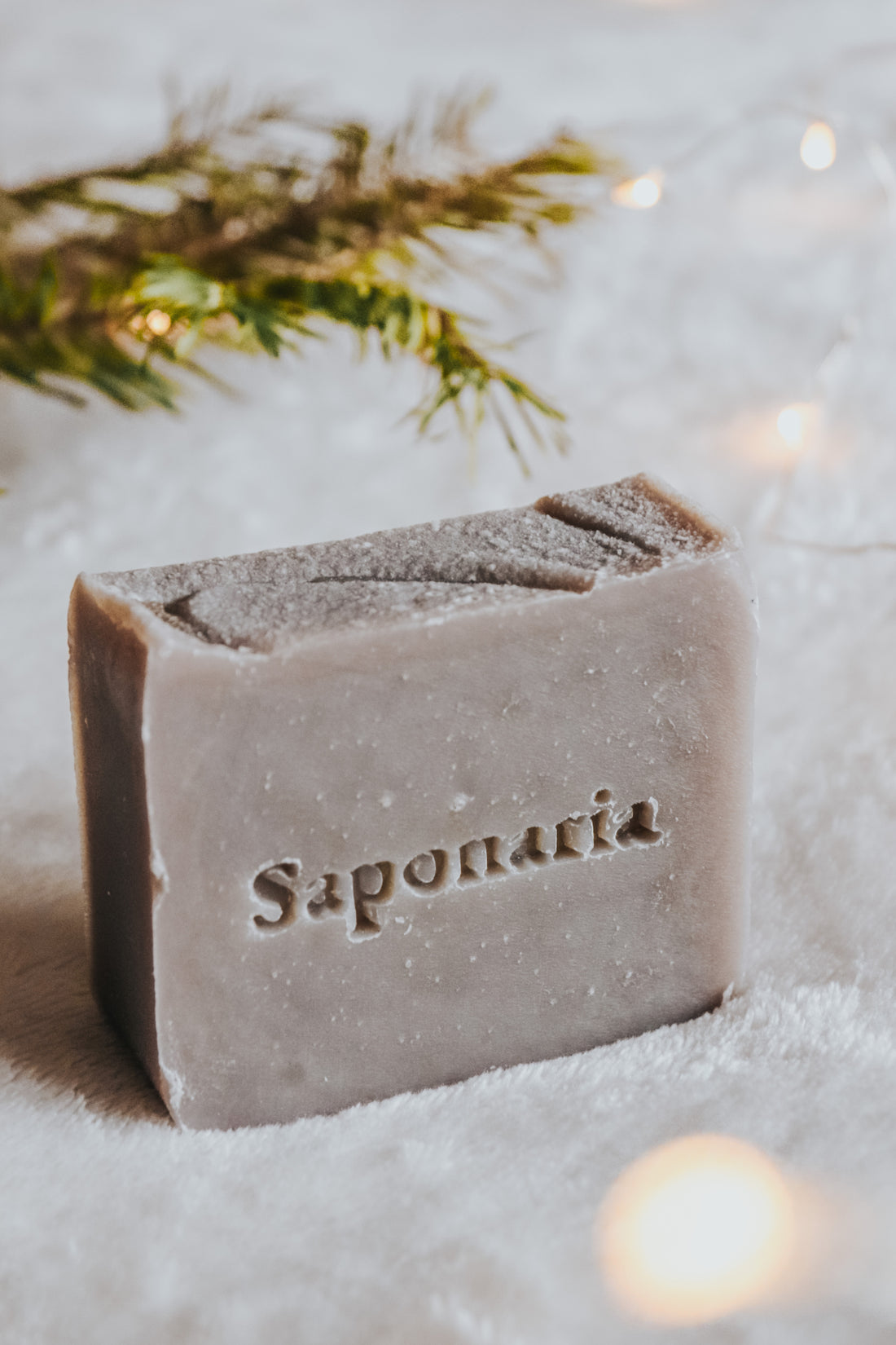 Savonnerie Saponaria Savon Soins corporels Savonnerie Saponaria Prunes festive &amp; sapin  