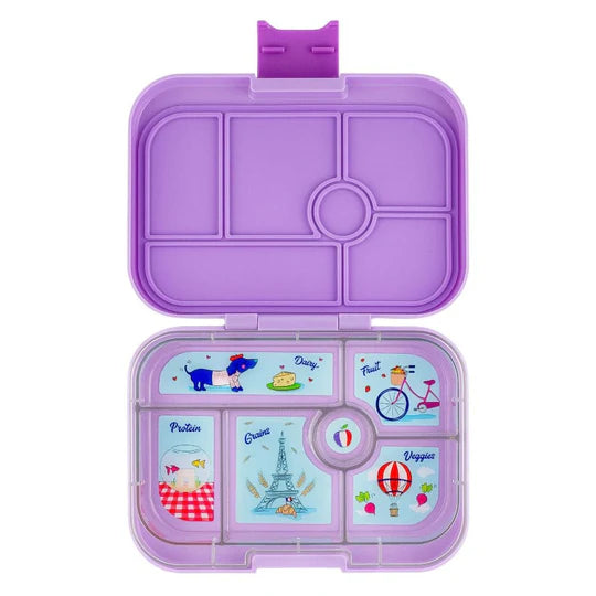 Yumbox Originale 6 compartiments Alimentation Yumbox Lulu purple