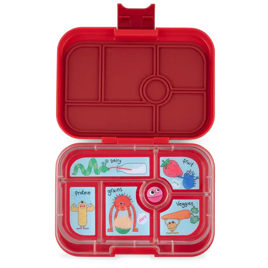 Yumbox Originale 6 compartiments Alimentation Yumbox Wow Red