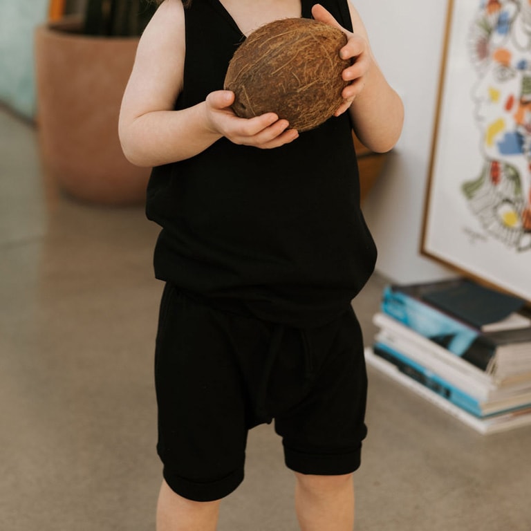 Zak & Zoé Short évolutif harem Vêtements Zak & Zoé 3-12 mois Noir