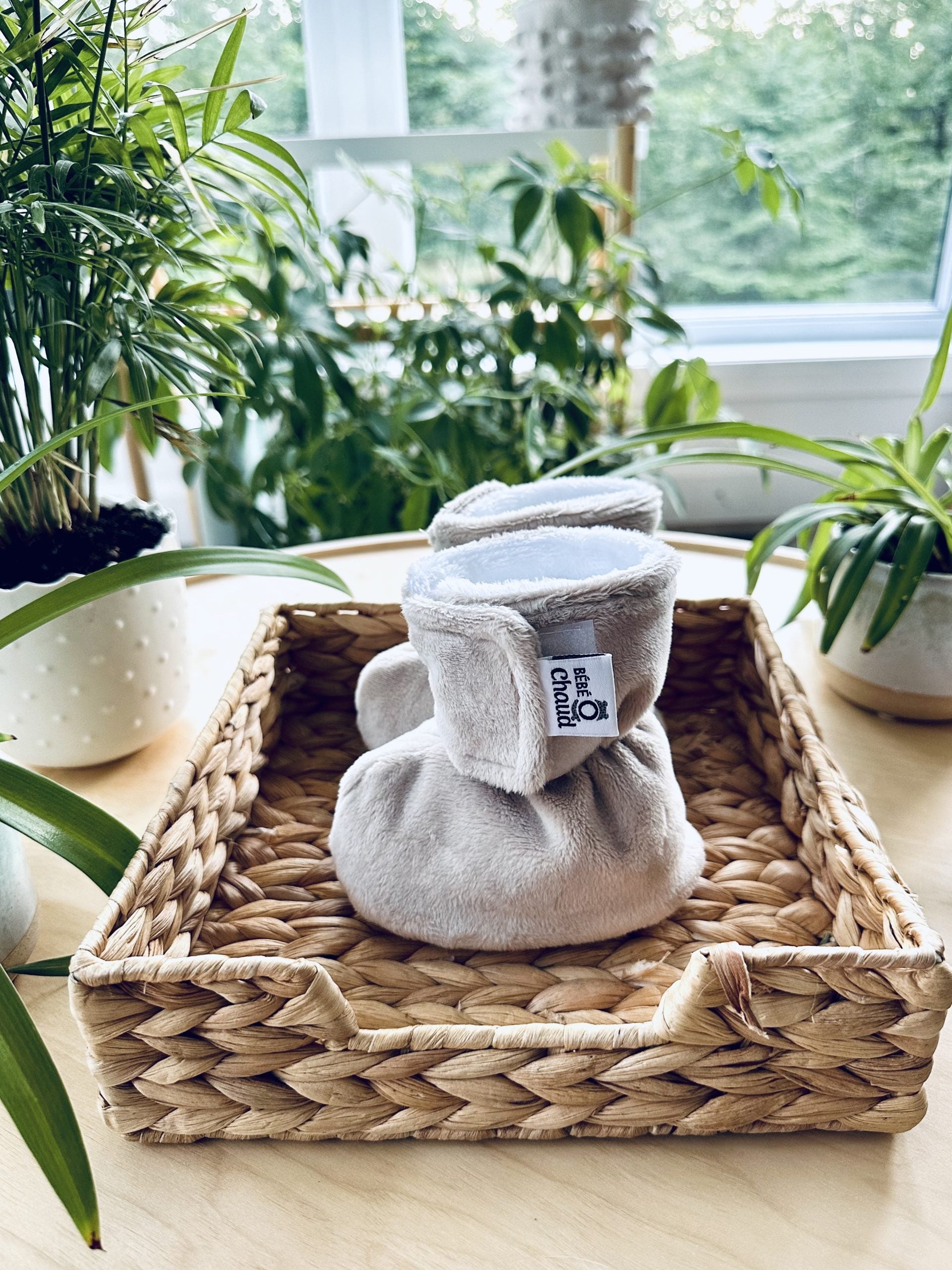 Bébé Ô Chaud Pantoufles 0-3 mois Vêtements Bébé Ô Chaud Latté