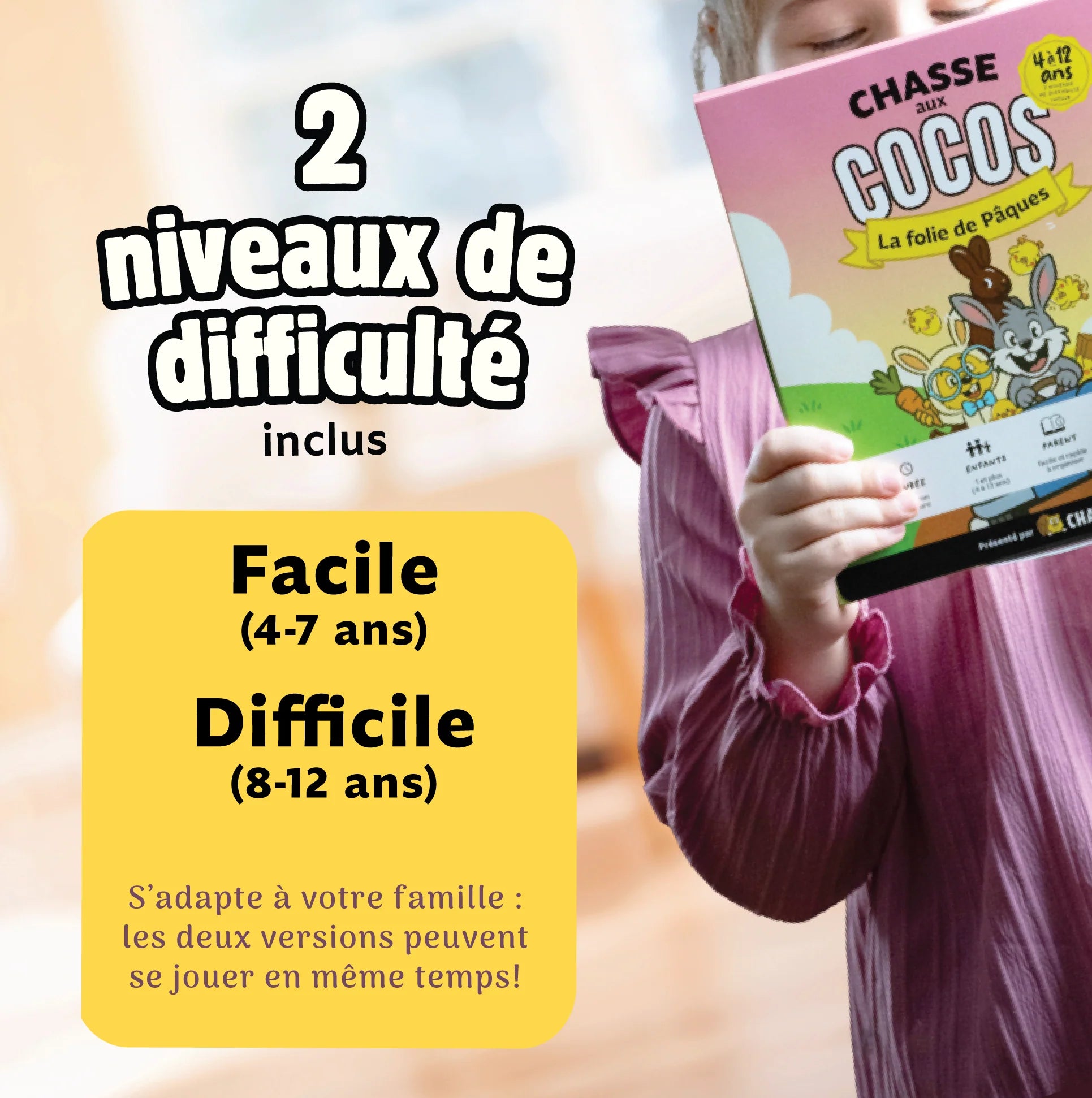 Charlojeu Ensemble Chasse aux cocos de Pâques Jouets Charlojeu