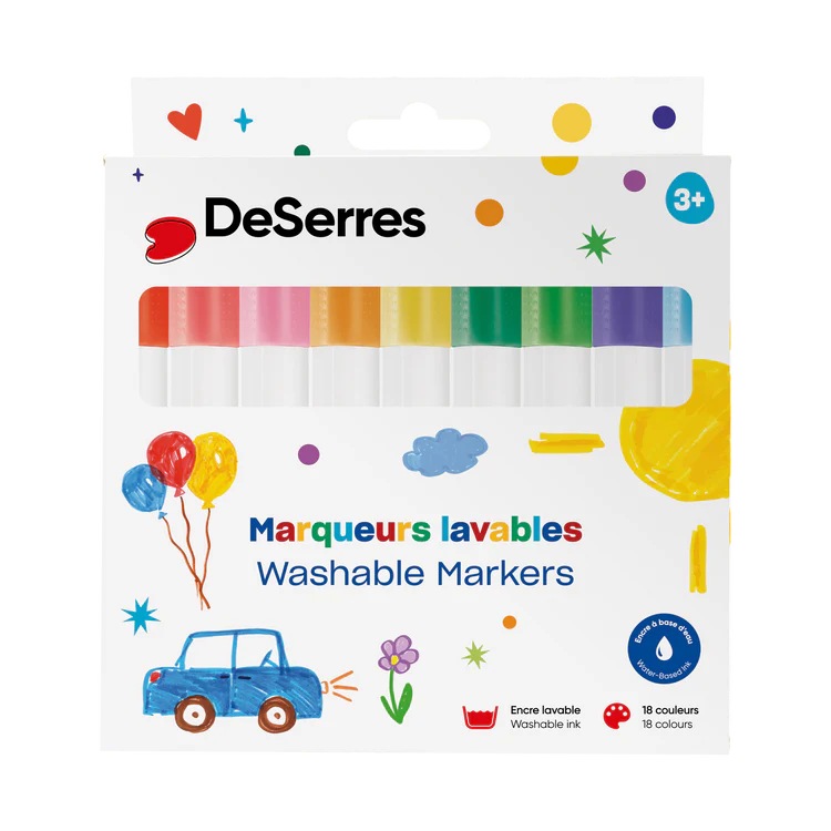 DeSerres Ensemble 18 marqueurs Éducation DeSerres