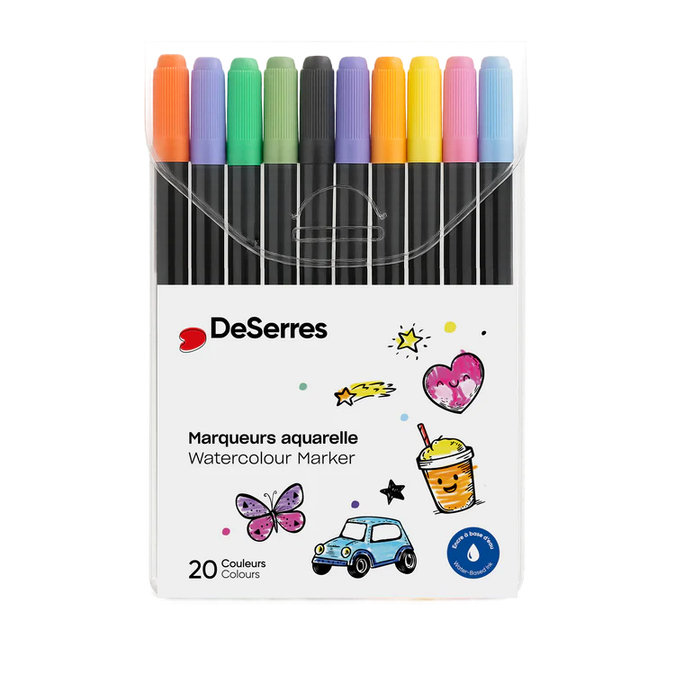 DeSerres Ensemble 10 marqueurs à double pointe Éducation DeSerres