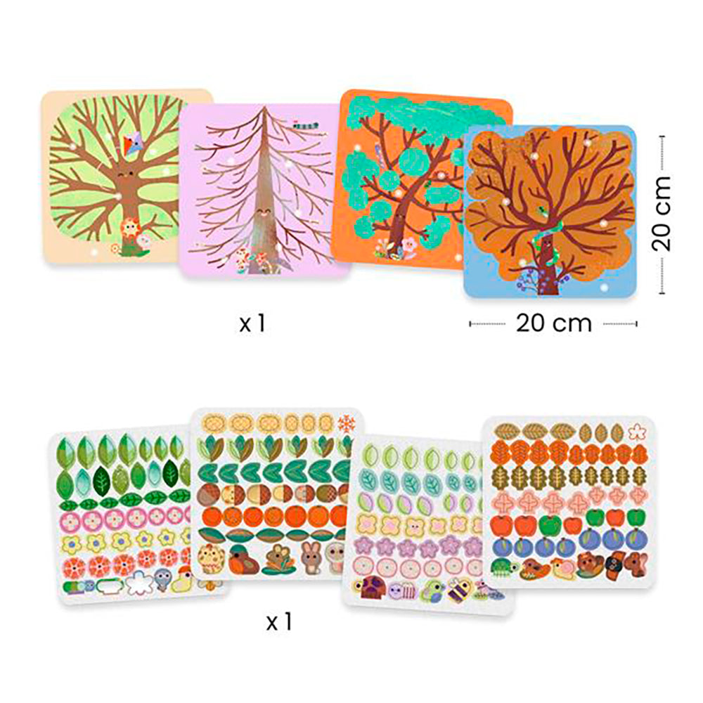 Djeco Tableaux de feutrine - La Ronde des Saisons Jouets Djeco